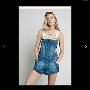 FREE PEOPLE SHORT OVERALLS